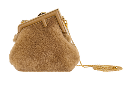 Nano Fendi First, Shearling/Camel, Tan, MII, DB/B, 4*
